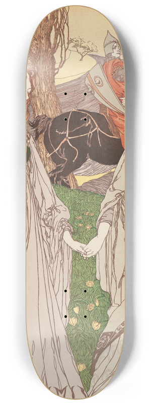 Robert Engels - The Passer-By (Le Passant) 8.25 inch art skate deck