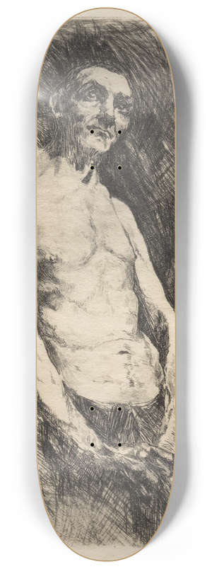 Robert Frederick Blum - Half Nude Figure of a Man 8.25 inch art skate deck Robert Frederick Blum - Half Nude Figure of a Man 8.25 inch art skate deck