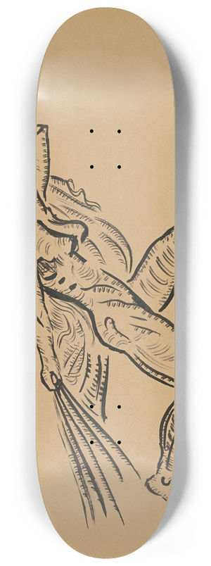 Arnold Peter Weisz-Kubnan - Female figure (Wind) 8.25 inch art skate deck