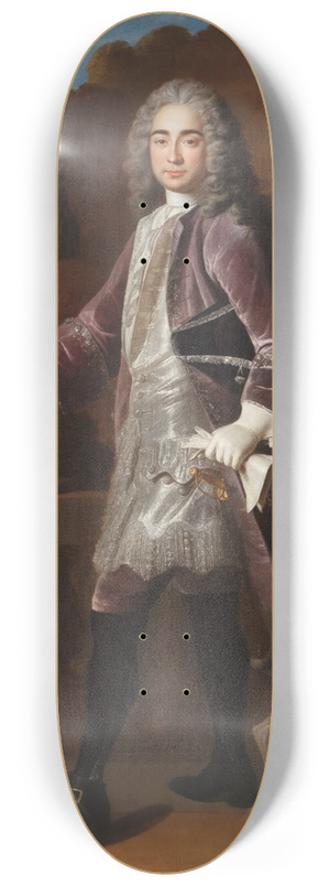 Robert Gabriel Gence - Portrait ofJean-Joseph de Pons 8.25 inch art skate deck
