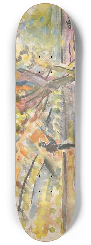 Arnold Peter Weisz-Kubnan - Fisherman 8.25 inch art skate deck