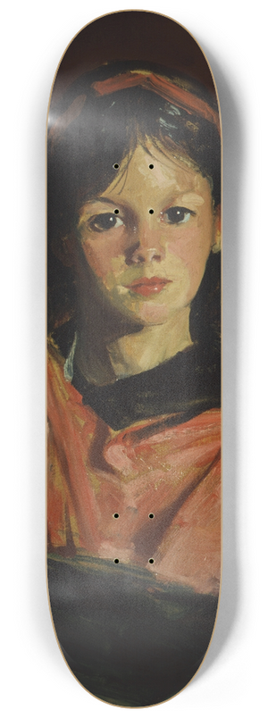 Robert Henri - Mary Ann with her Basket 8.25 inch art skate deck