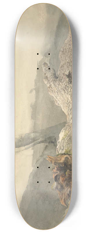 Robert Hills - The Fallen Tree 8.25 inch art skate deck
