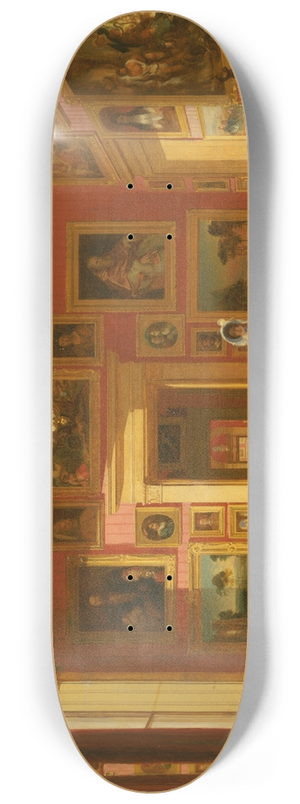 Robert Huskisson - Lord Northwicks Picture Gallery at Thirlestaine House 8.25 inch art skate deck