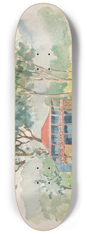 Robert Louis Stevenson - Vailima 8.25 inch art skate deck