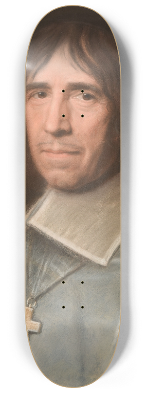 Robert Nanteuil - Monseigneur Jean de Montpezat de Carbon 8.25 inch art skate deck