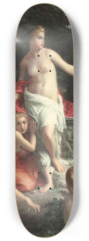 Roberto Bompiani - Diana and her Maidens 8.25 inch art skate deck