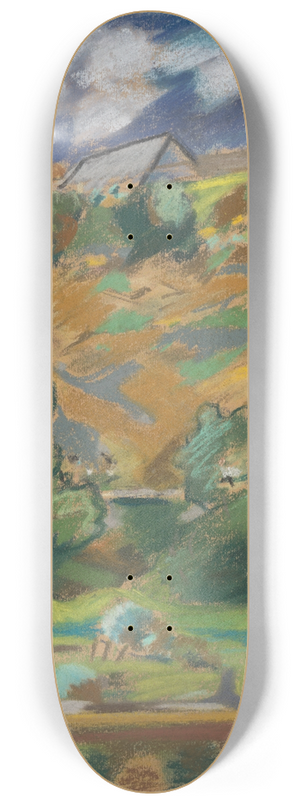 Arnold Peter Weisz-Kubnan - Landscape 8.25 inch art skate deck