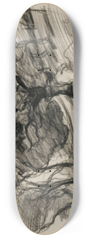 Robert Polhill Bevan - Landscape With Trees 8.25 inch art skate deck