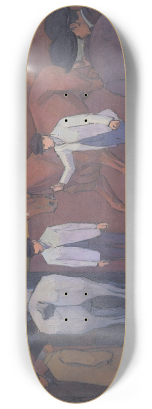 Robert Polhill Bevan - The Horse Mart 8.25 inch art skate deck