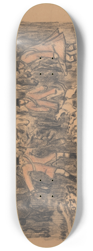 Robert Polhill Bevan - The Kill 8.25 inch art skate deck