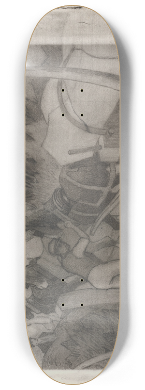 Robert Polhill Bevan - Timber Hauling 8.25 inch art skate deck