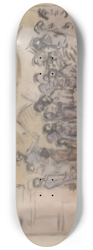 Robert Polhill Bevan - Under the Hammer 8.25 inch art skate deck