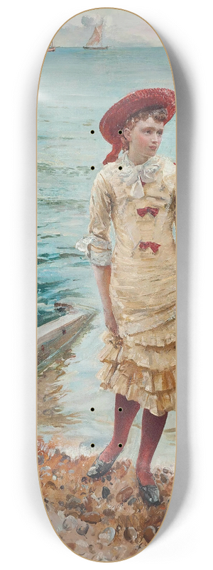 Robert Ponsonby Staples - At The Seaside 8.25 inch art skate deck