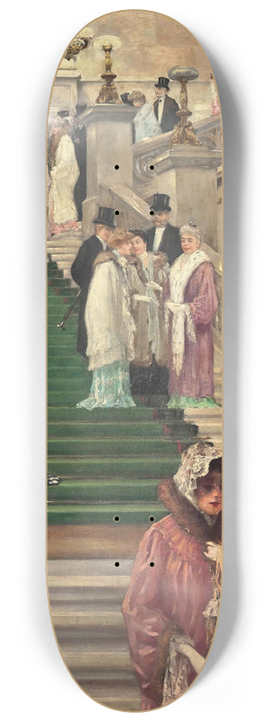 Robert Schiff - Dignitaries leaving the opera, Vienna 8.25 inch art skate deck
