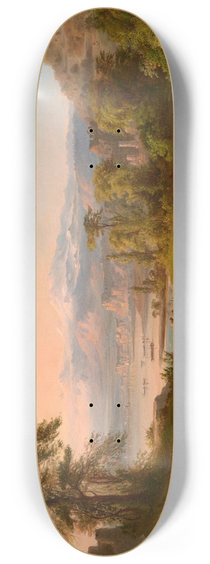 Robert S. Duncanson - A Dream of Italy 8.25 inch art skate deck