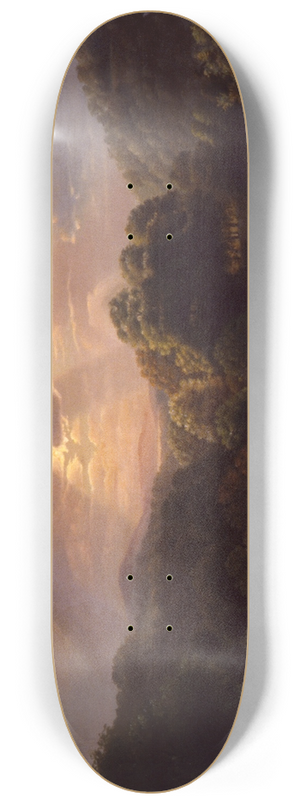 Robert S. Duncanson - Landscape with Sheep 8.25 inch art skate deck