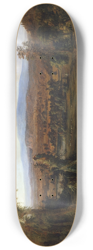 Robert S. Duncanson - Landscape with Shepherd 8.25 inch art skate deck