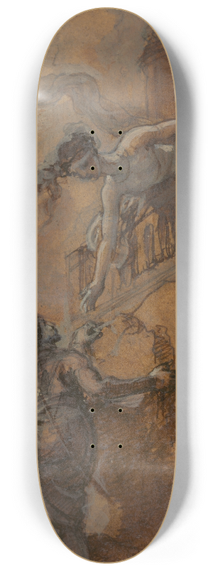 Robert Smirke - One from Illustrations to Shakespeare 8.25 inch art skate deck