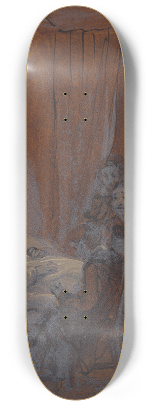 Robert Smirke - One from Illustrations to Shakespeare 8.25 inch art skate deck