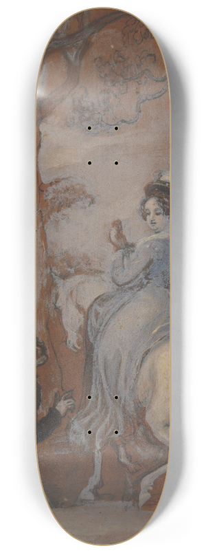 Robert Smirke - One from Illustrations to Shakespeare 8.25 inch art skate deck