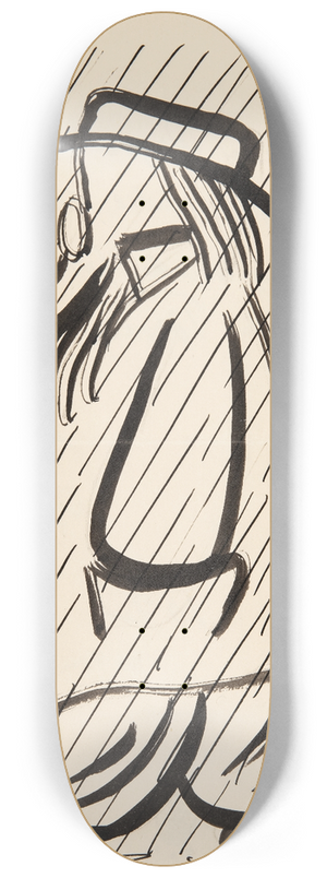 Robert Storm Petersen - Blad Til dagens Flue 8.25 inch art skate deck Robert Storm Petersen - Blad Til dagens Flue 8.25 inch art skate deck