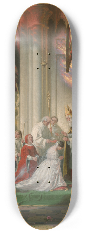 Robert Walter Weir - Taking theVeil 8.25 inch art skate deck