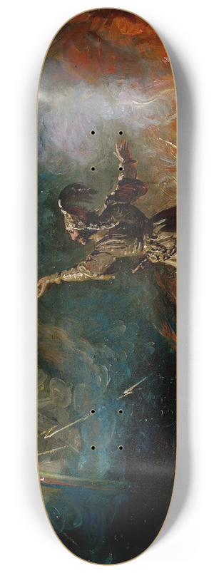 Robert Wilhelm Ekman - Lemminkinen At The Fiery Lake, Sketch 8.25 inch art skate deck