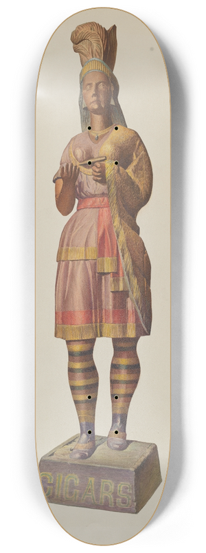 Robert W.R. Taylor - Cigar Store Indian 8.25 inch art skate deck