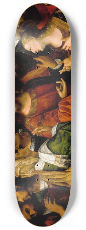 Rocco Marconi - Christ and the Women of Canaan 8.25 inch art skate deck