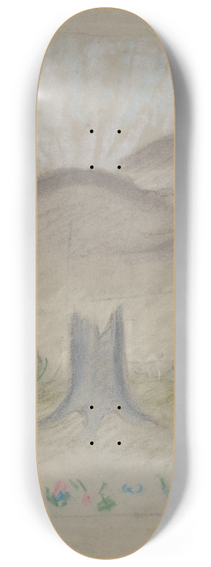 Arnold Peter Weisz-Kubnan - Snowdrops in a Glade 8.25 inch art skate deck