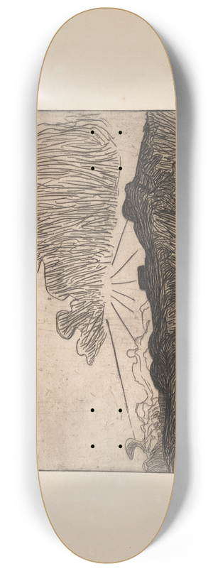 Roderic O'Conor - Effet du soleil dans un nuage 8.25 inch art skate deck