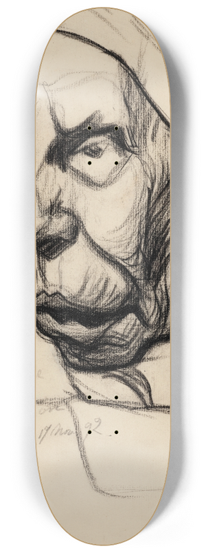 Roderic O'Conor - Portrait of a Breton woman 8.25 inch art skate deck