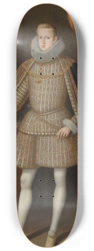Rodrigo de Villandrando - Portrait Of Philip IV Of Spain (1605  1665) 8.25 inch art skate deck