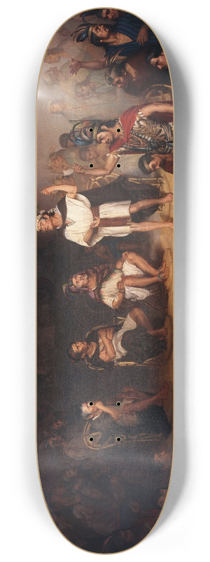 Rodrigo Gutirrez - The Tlaxcalan Senate 8.25 inch art skate deck