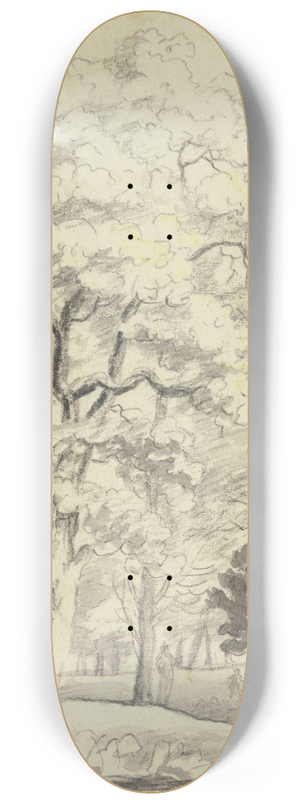 Roelant Roghman - Waldpartie mit zwei Figuren 8.25 inch art skate deck