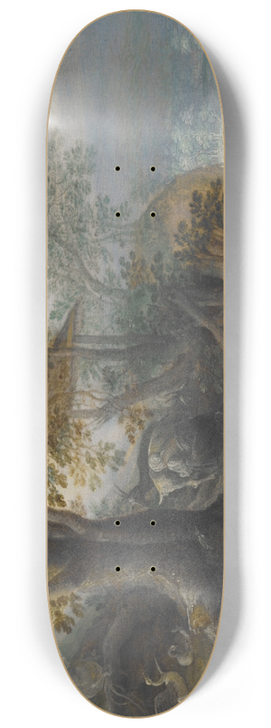Roelant Savery - Landscape with Animals 8.25 inch art skate deck