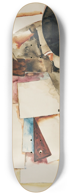 Roger de La Fresnaye - Letude Pour ; Lhomme Assis 8.25 inch art skate deck