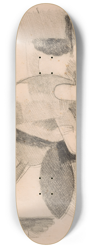 Roger de La Fresnaye - Study for The Fourteenth of July 8.25 inch art skate deck