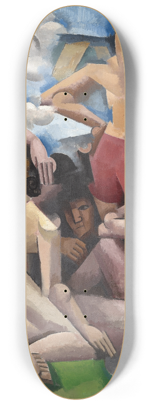 Roger de La Fresnaye - The Bathers 8.25 inch art skate deck
