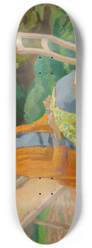 Roger Fry - Summer in the Garden 8.25 inch art skate deck