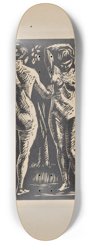 Roger Fry - Two Nudes 8.25 inch art skate deck