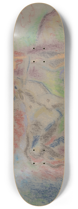 Arnold Peter Weisz-Kubnan - Woman with a Cow 8.25 inch art skate deck