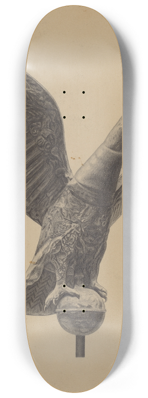 Rollington Campbell - Weather Vane Finial 8.25 inch art skate deck