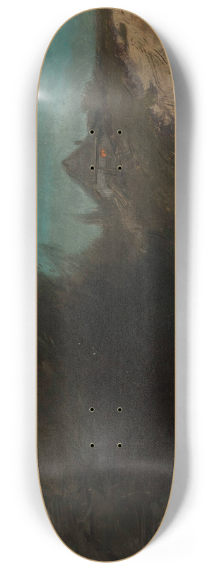 Roman Kazimierz Kochanowski - Landscape with a cottage 8.25 inch art skate deck Roman Kazimierz Kochanowski - Landscape with a cottage 8.25 inch art skate deck
