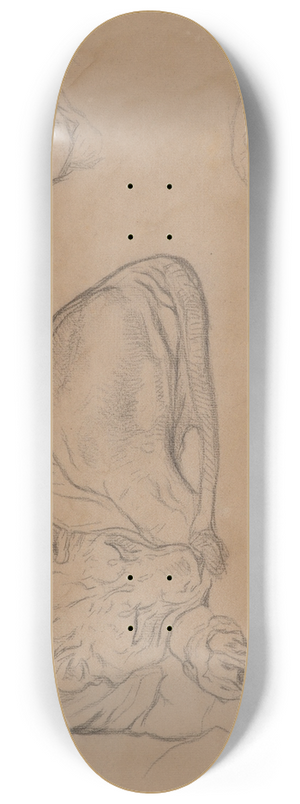 Rosa Bonheur - Studies of Lions 8.25 inch art skate deck