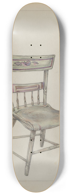 Rosa Burger - Pa. German Chair 8.25 inch art skate deck