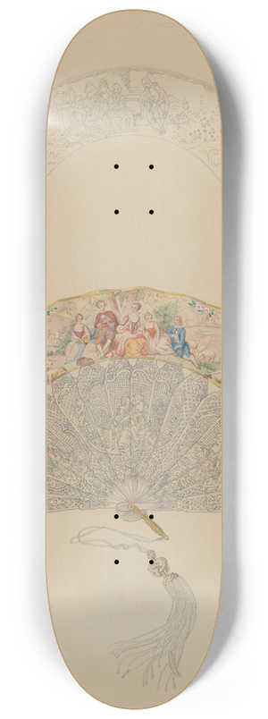 Rosalia Lane - Fan 8.25 inch art skate deck