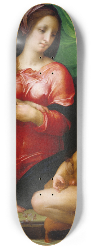 Rosso Fiorentino - Madonna and Child with the Infant St. John 8.25 inch art skate deck Rosso Fiorentino - Madonna and Child with the Infant St. John 8.25 inch art skate deck