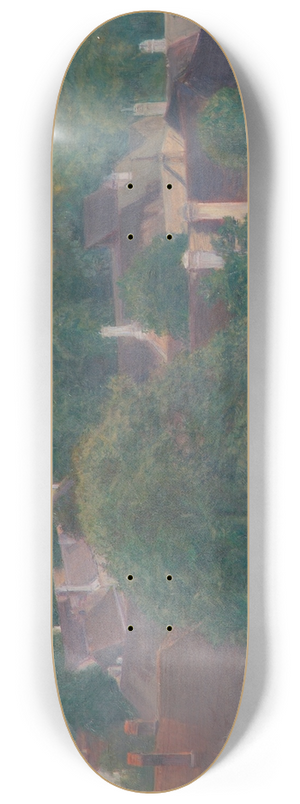 Rudolf Bacher - Abenddmmerung in Ober-Sievering 8.25 inch art skate deck